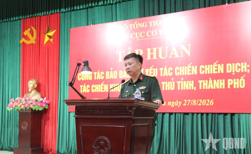 Cục Cơ yếu (Bộ Tổng Tham mưu) bế mạc tập huấn chuyên ngành Cơ yếu